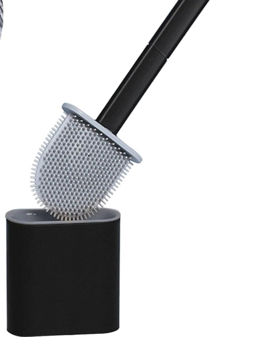 JIMACRO TPR Toilet Brush, Bendable Silicone Head